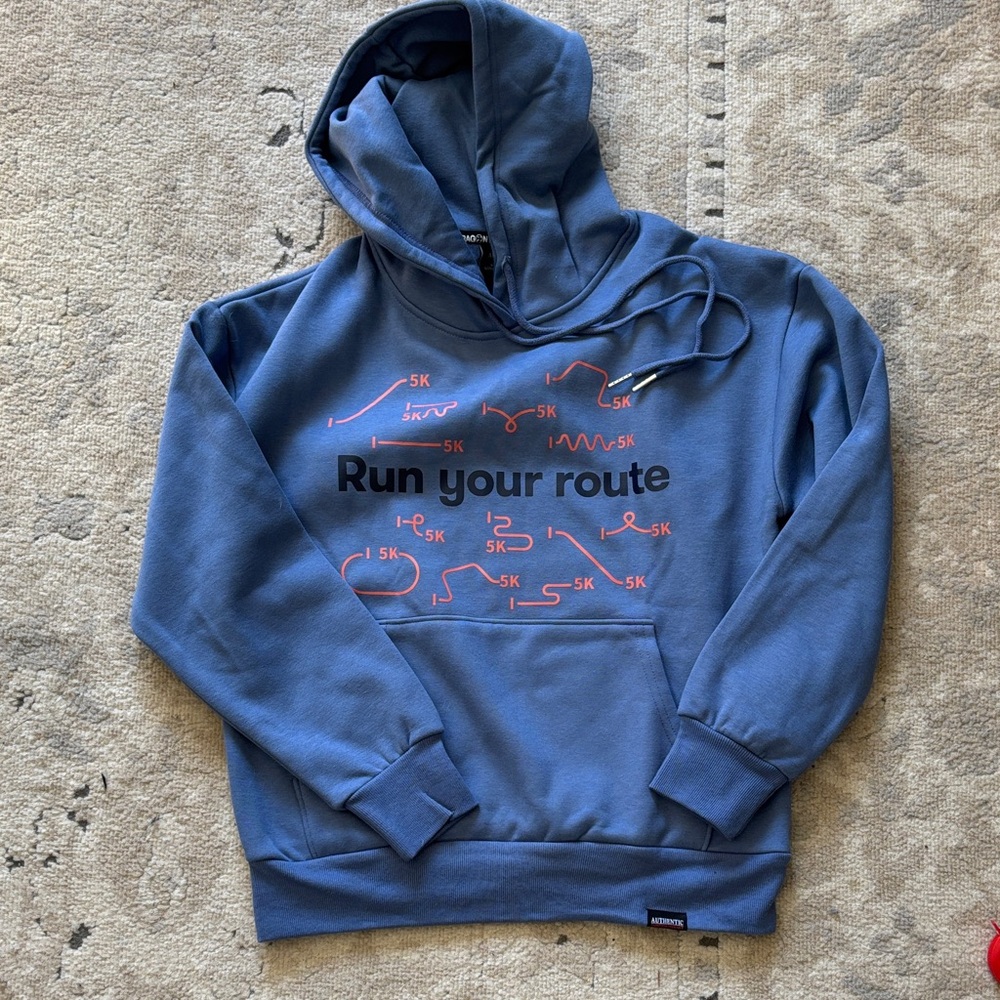 Run Your Route fleeced warm Hoodie
